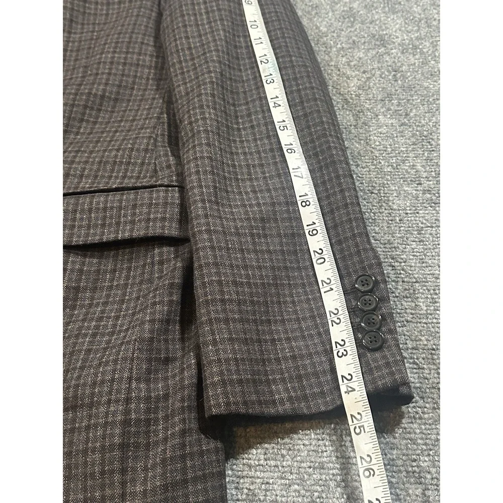 RALPH Ralph Lauren Men's 40R Plaid Multicolor Wool Blazer Slim Fit For Dillards